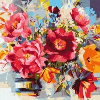 Tablou pe numere "Dar al campurilor" 40x40cm KHO3234