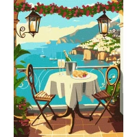 Tablou pe numere "Poveste pentru doi" 40x50cm KHO2780