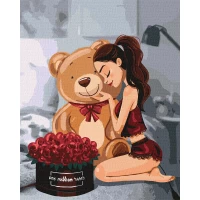 Tablou pe numere "Un milion de trandafiri" 40x50 cm KHO4606