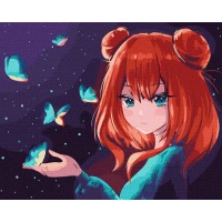 Tablou pe numere "Zbor de fluturi" 40x50cm KHO2579