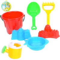 Galeata Mare + Stropitoare cu Accesorii pu Nisip