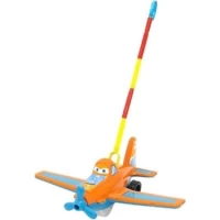 Jucarie de impins  zornaitoare, Avion, 70 Cm