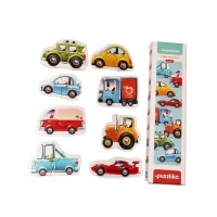 Puzzle 8 in 1 "Masinute"(16piese)