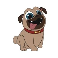 Tablou pe numere 30x30 cm "Cățeluș Vesel"/Strateg ES022