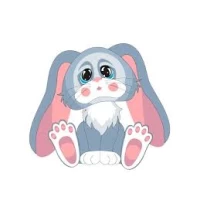 Tablou pe numere 30x30 cm "Urechila"