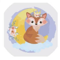 Tablou pe numere 30x30 cm "Vulpoiul"