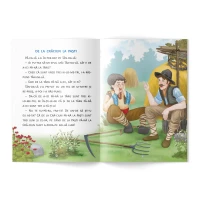 Citesc și colorez (pe silabe). Păcală și Tândală