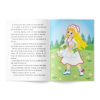 Citesc și colorez (pe silabe). Scufița Roșie