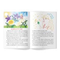 Citesc și colorez (pe silabe). Umbreluțe în vânt