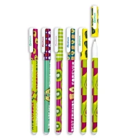 Pix gel cu radiera FRUITS albastru 0,5mm