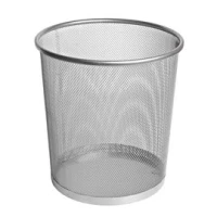 Cos pu hartie metal (argintiu) 26x30cm