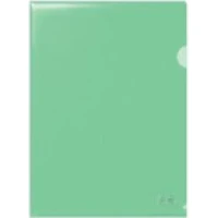 Dosar Plastic A4 Classic verde transparent