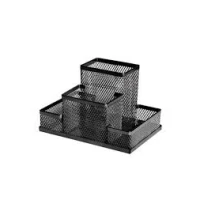 Organizator metalic pu birou (negru)