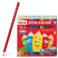 Creioane colorate set 24 culori Fatih