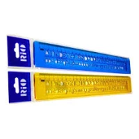 Rigla cu trafaret litere 30cm