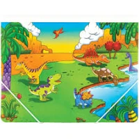 Mapa cu elastic A4 DINOSAUR