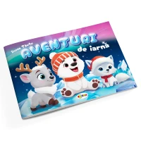 Aventuri de iarnă. Citesc și colorez