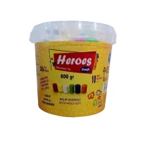 Pastă de modelat 10 cul x 2 + 6 forme, în găleată