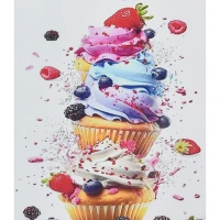 Mozaica cu Diamante 30x40 cm "Turnul brioșelor"