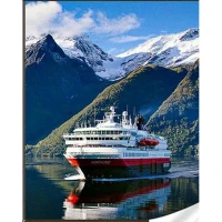 Mozaica cu Diamante 30x40 cm "Nava de croazieră"