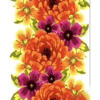 Mozaica cu Diamante 40x50 cm "Ornament floral"