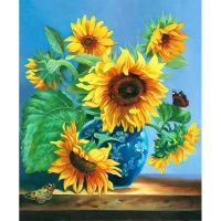 "Mozaica cu Diamante 30x40 cm "Fluturi langa Soare"