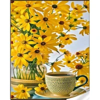 Mozaica cu Diamante 30x40 cm "Flori de Camp"