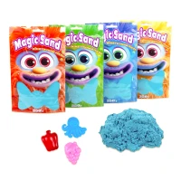 Nisip cinetic Magic sand albastru deschis, 0,350 kg
