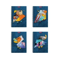 Carnet cu spiră Birds А5, 80 foi, mate