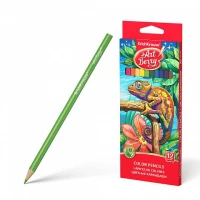Creioane colorate triangulare ArtBerry® 12 culori, 3mm