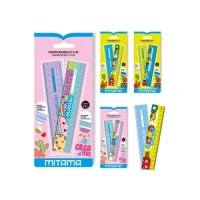 Rigla 15 cm. pu fete set 2buc.