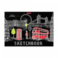 Sketch-book Great Britain A4 30 foi hirtie neagra