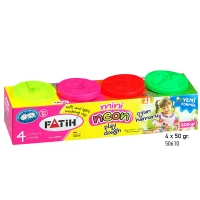 Pastă de modelat NEON Mini 4 buc