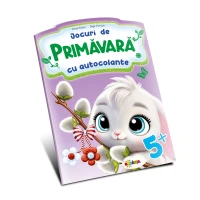 Jocuri de Primăvară. Cu autocolante: 5+