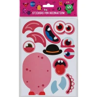 Abtibilduri decorative MONSTER set 3 buc.210x150mm