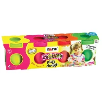 Pasta de modelat 4 buc NEON  Fatih 50065