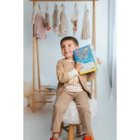 Set băieți 3 piese (jachetă, pantaloni, cămașă)