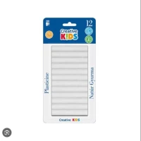 Plastilina alba NATUR Creative Kids