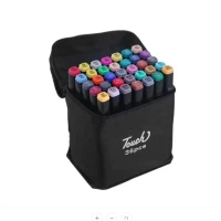 Marker varf dublu set 36 cul. textil