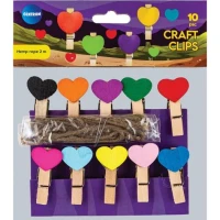 Clestisoare decorative Hearts, set 10 buc.