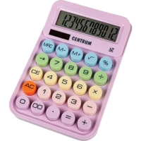 Calculator 12 digiti (en.solara+AAA battery) mov