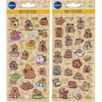 Abtibilduri decorative CAPYBARA Puffy 195x100mm