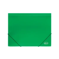 Mapa plastic cu elastic pe colturi A4,verde