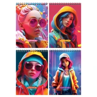 Carnet А5 60foi,spira