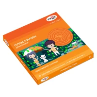 Plastilina 12 cul.(6 clasice +6 fluor.) 168gr.+cutit,"Soare oranj" / GAMMA