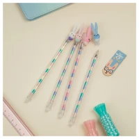 Pix gel cu radiera "Ice Cream Rabbit"  albastru 0,5mm(12)/ MESHU