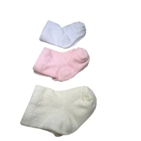 Set 3 perechi de sosete bebe fete