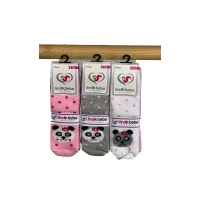 Set 3 perechi de sosete fete