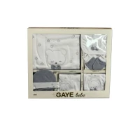 Set complet de botez gri