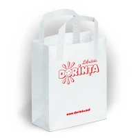 Punga cu maner rasucit alb DORINTA 24*18*8